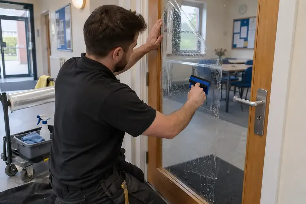 Safety Window Film Installation installation