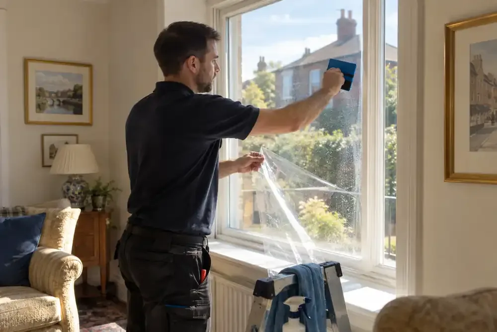 Safety Film Replacement installation
